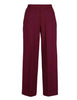 Women's Burgundy Elasticated Fabric Trousers JABPN0025-F1416 4280