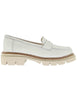 Women's white leather moccasins SP2103 003