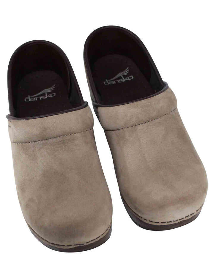 Clogs donna Professional in nabuk taupe PROFESSIONAL 106-167878 Dansko 