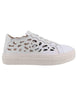 Sneakers donna in pelle laserata bianca Donna SP5714 001