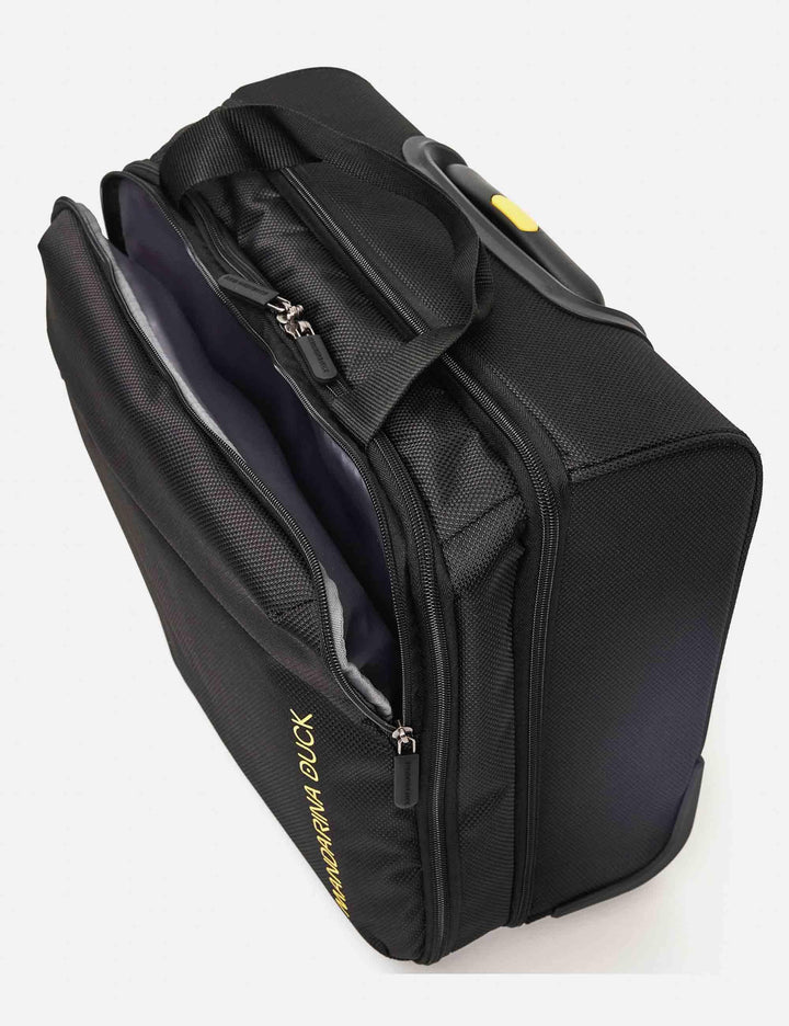 Trolley pilota Zephyr in nero 2 ruote P10OTV07 651 Mandarina Duck 