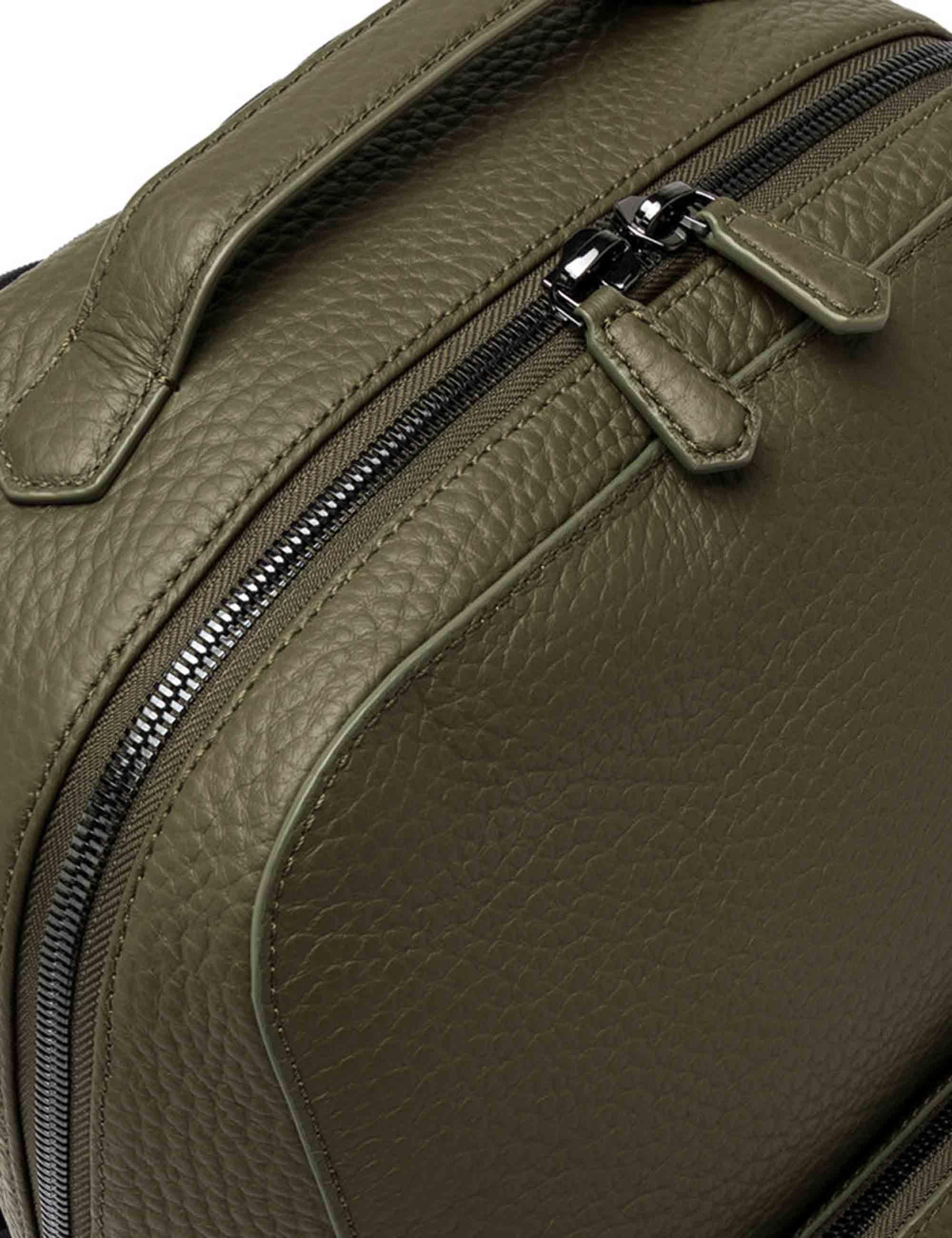 Zaini uomo Florence in pelle verde ZNU B17813-1 DS 583 Gianni Chiarini 