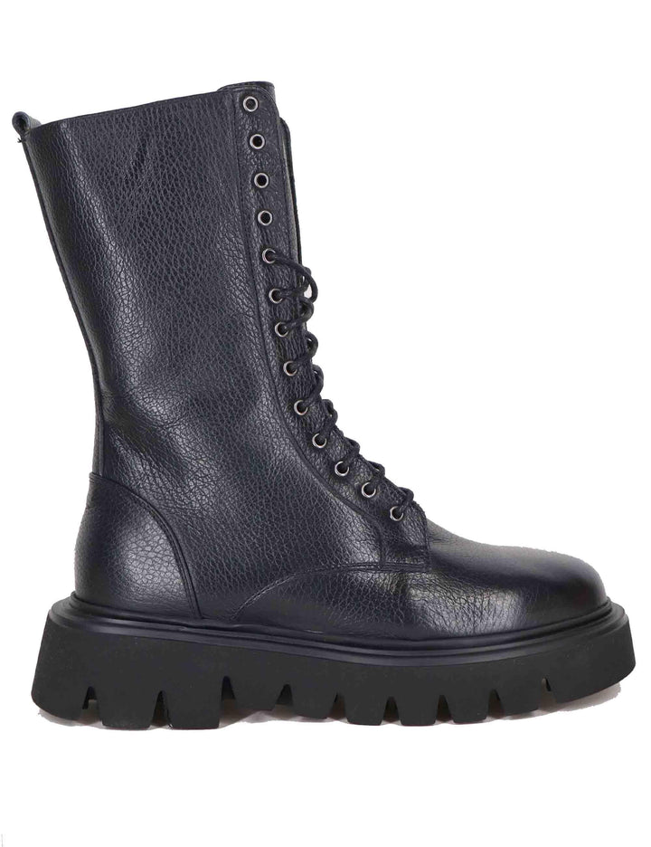 Stivaletti donna in pelle nera con suola ultra light SPA4009 001 Spatarella 