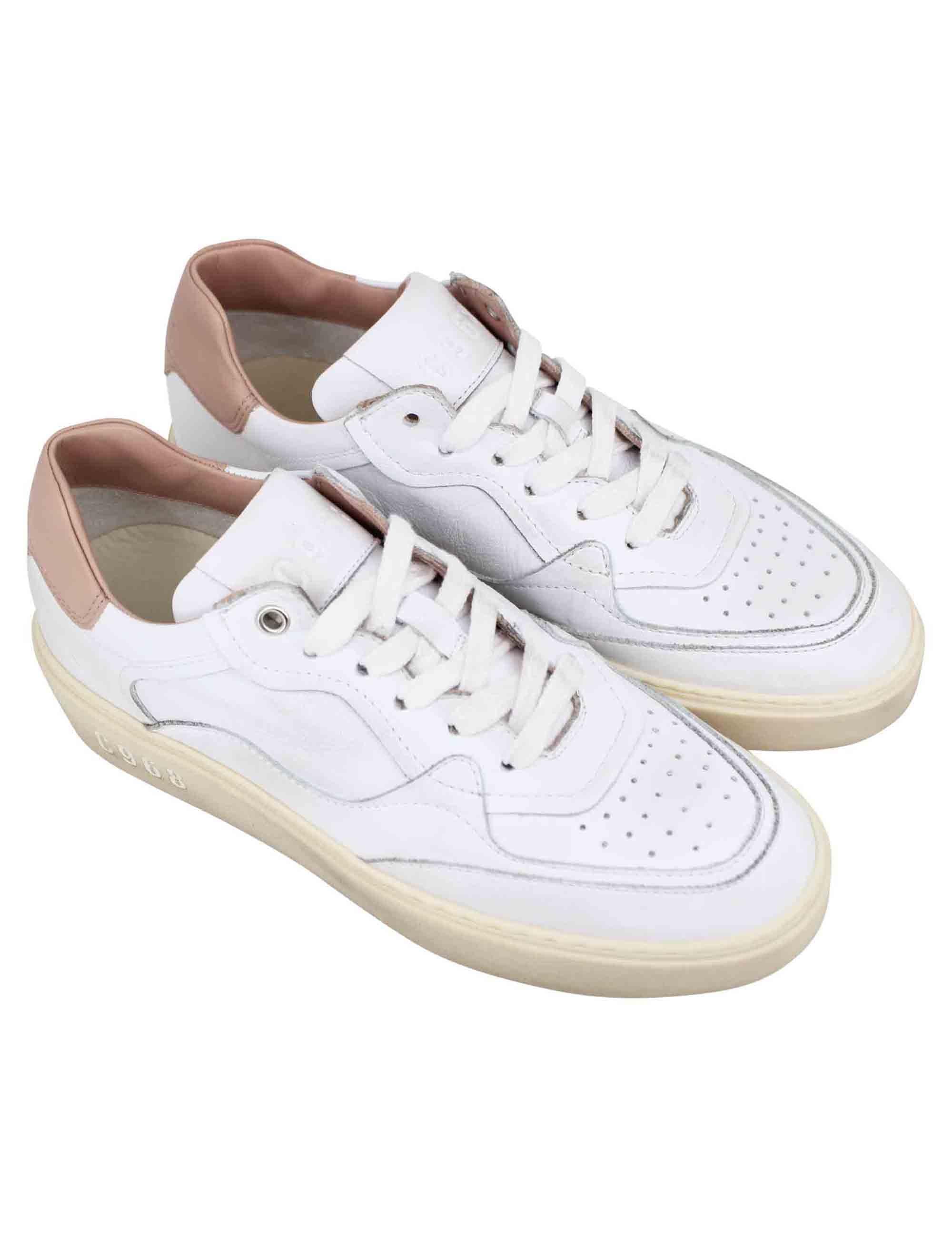 Sneakers donna in pelle bianca KATE 100 Corvari C968 
