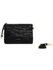 Borse Nefeli in rafia nera con tracolla Donna BS11950 COMM STR-CRCH 001