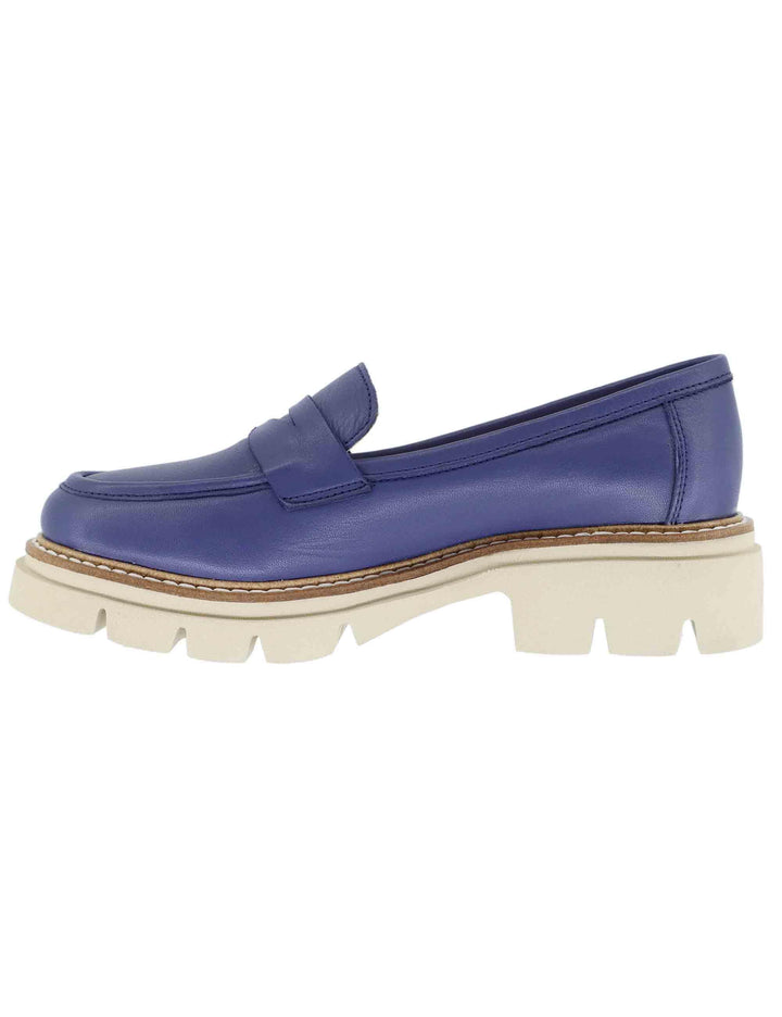 Mocassini donna in pelle blu SP2103 002 Spatarella 