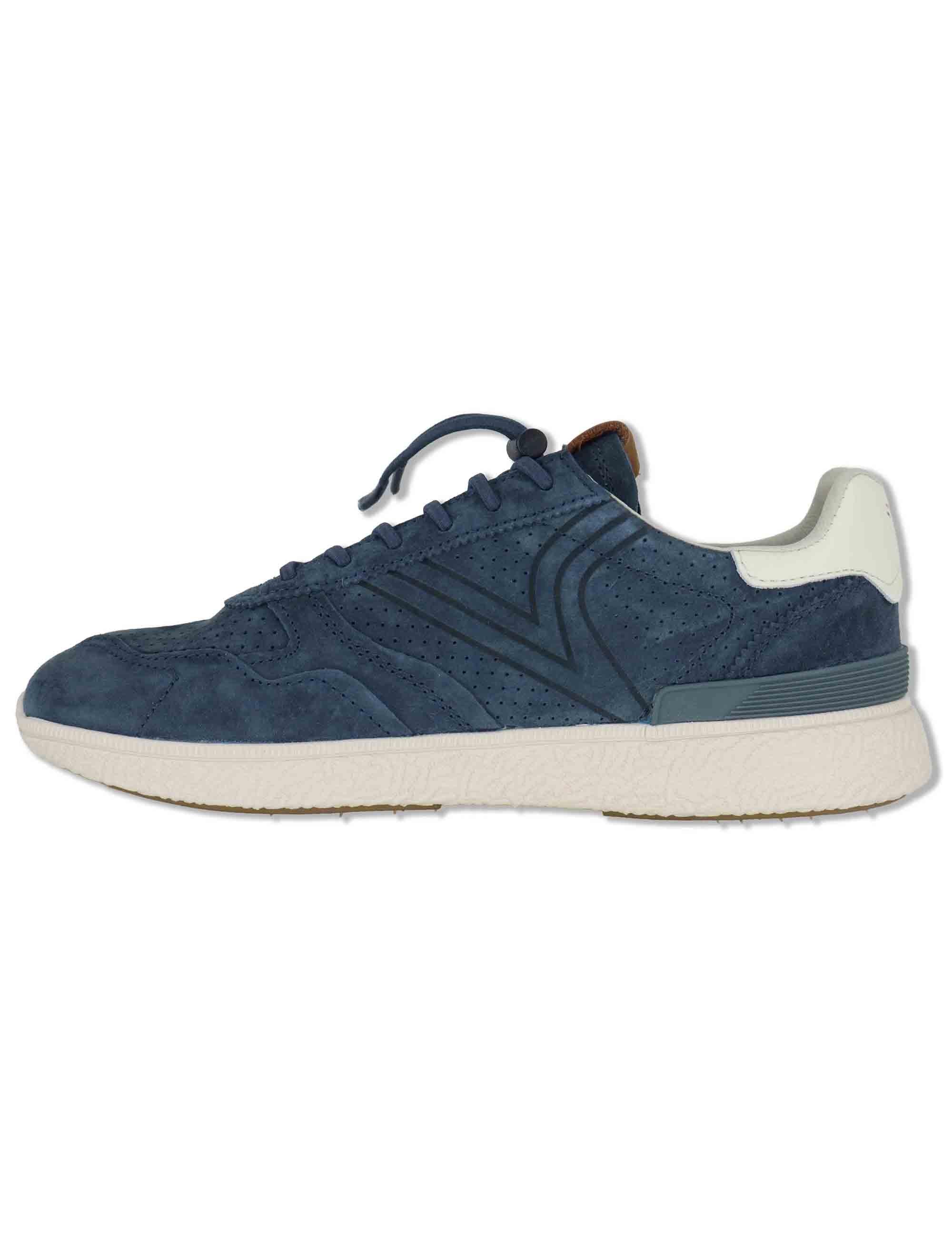 Sneakers uomo Anima in camoscio blu con suola alta e ultra leggera 8805104 30_Marino Victoria 