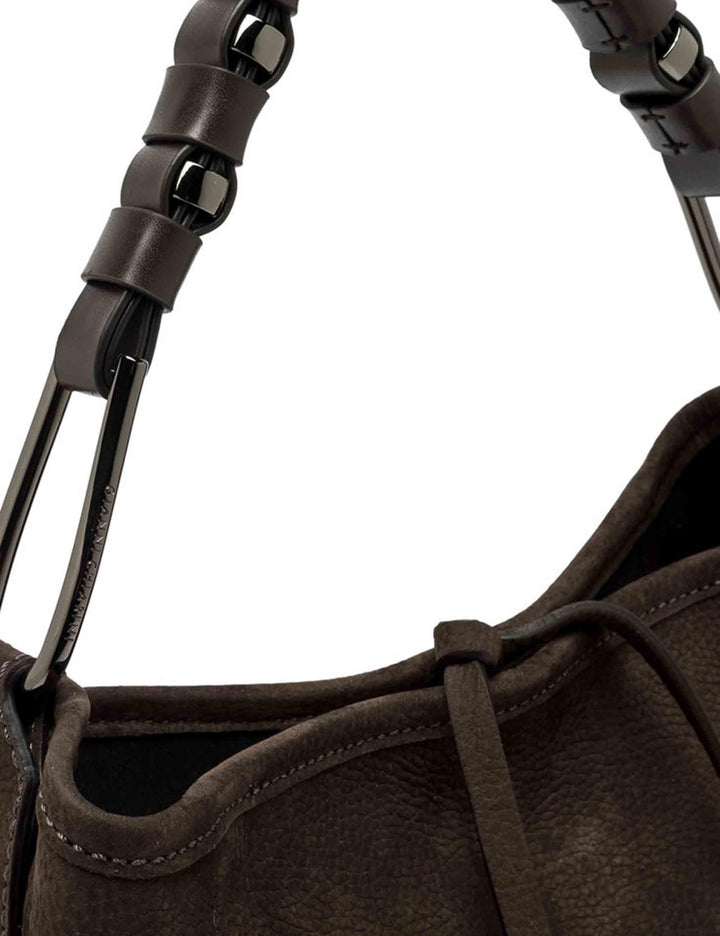 Borse donna Eliana in camoscio testa di moro BS11841 2107 NBK-TKL Gianni Chiarini 