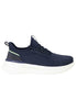 Sneakers homme Star en tissu extensible bleu avec semelle haute en caoutchouc Uomo WM31100A 016