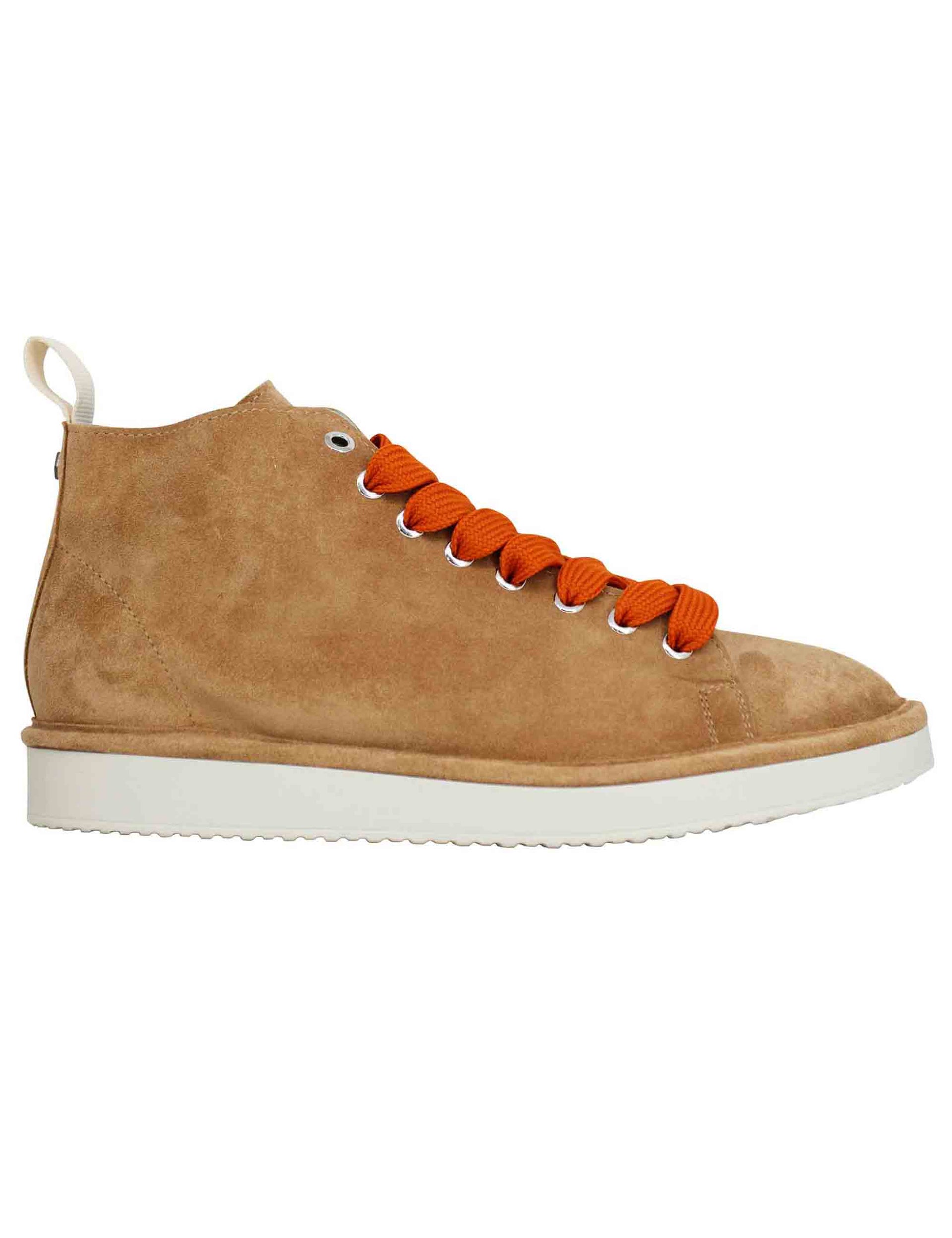 Men's sneakers in leather suede